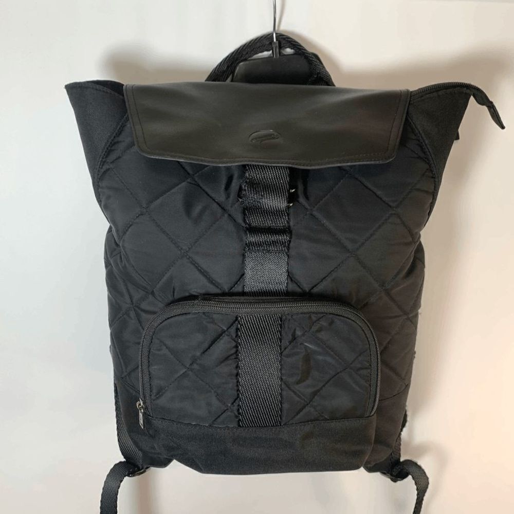 Quilted Black Women’s Baby Backpack Bag - Unbranded